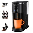 thumbnail image 1 of SHARDOR 3 in 1 Single Serve Coffee Maker for K Cup & Ground Coffee & Teas, Pod Coffee machine, 6&ndash;14oz Brew Sizes, 40oz Detachable Water Reservo, 1 of 6
