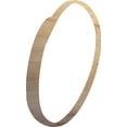 thumbnail image 1 of Unpainted Wood Letter O Craft, Paintable 5'' Tall Wood Alphabet Letter, DIY Nicholia Script Font, 1 of 3