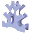 thumbnail image 4 of KAKOWELY 1Pc Dumbbell Rack ABS Dumbbell Rack Double-side Use Dumbbell Holder Storage Rack,9.06"X8.86"X2.36", 4 of 5