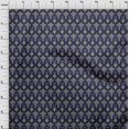 thumbnail image 3 of oneOone Tissu Popeline de Coton Imprimé Ikat Tourbillon & Paisley 1 Yard 42 Pouces de Large, 3 of 4