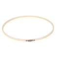 thumbnail image 3 of 6 Pieces 14 Inch Embroidery Hoops Wooden Round Adjustable Bamboo Circle Cross Hoop Ring for Art Craft Sewing, 3 of 8