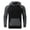 Black, variant on Aqestyerly Men's Multicolor Hoodie Long Sleeve Zipper Fleece Hooded Sweatshirt Top Casual Autumn Winter Wear HWRETIE