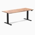 thumbnail image 2 of Desky Dual Softwood Sit Stand Desk - Acacia / 72 x 30 Inches / Space Grey, 2 of 10
