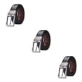 thumbnail image 3 of Wisewang Ceinture Décontractée pour Homme avec Boucle Réversible Style Durable et Soigné Ceinture en Peau de Vache Ceinture Réversible Complets Original 105cm 3Ensemble, 3 of 6