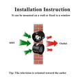thumbnail image 4 of Ventilateur de Conduit en Ligne 4 Pouces Ventilateur d'Air Tuyau en Métal Ventilateur d'Extraction Mini Extracteur Mural pour Salle de Bain Toilettes, 4 of 4