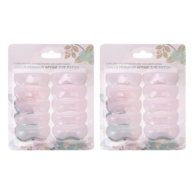 20 Pcs Coussinets de Curling en Silicone pour Cils Permanents Faux Cils