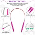 thumbnail image 3 of CUITING 26 Pieces Aluminum Interchangeable Knitting Needle Set 13 Size, 3 of 5