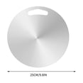 thumbnail image 3 of Boovnll Cutting Board, Circular 304 Stainless Steel Cutting Board Thawing Cutting Board Kitchen Stainless Steel Cutting Board, Cutting Boards for Kitchen, 3 of 9