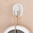 thumbnail image 4 of TopLLC No Punch Hooks For Kitchen Bathroom Living Room Powerful Hooks Behind Door a hook, 4 of 6