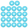 thumbnail image 1 of Unique Bargains Disques de Reliure en Plastique, Bleu, Lot de 22, 1 of 6
