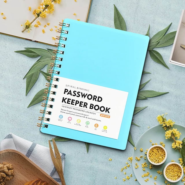 Mini Size Password Book A6 Loose Leaf Notebook With Thickened Skin Feel Student Notebook