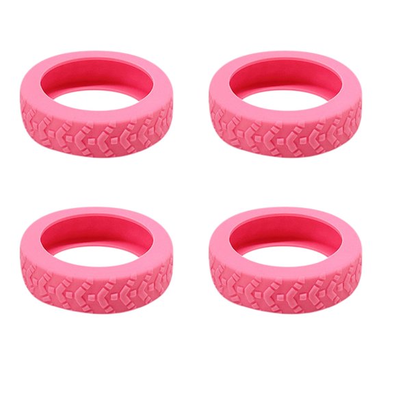 Meitianfacai Housses de Roues de Bagage 4 Pcs, Housses Protectrices de Roues de Bagage en Silicone Portables, Manchon de Roues de Valise Réduisant le Bruit, Housse de Roues Pivotantes pour Bagage Cabine pour la Plupart des Bagages