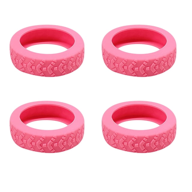 LSLJS 4pcs Luggage Roller Protector, Colorful Silent Silicone Luggage Wheel Covers, Luggage Wheel Covers, small Luggage with Wheels, Suitcase Wheels, suitcase Wheels, Home Essentials