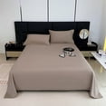 thumbnail image 4 of Dvruxg Microfiber Flat Bed Sheet, Wrinkle and Fade Resistant Bedding Sheet Solid Color Bed Sheet - Soft & Comfortable Washable Fabric, Modern Relaxing Style, 4 of 5