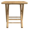 thumbnail image 2 of vidaXL Folding Garden Table 45x45x45 cm Bamboo, 2 of 5