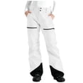 thumbnail image 1 of FAVIPT Ski Pantalon Imperméable pour Femmes, Poches Patchwork, Pantalon Léger, Hiver, Planche à Neige, Randonnée, Pantalon de Sport, Blanc, m, 1 of 8
