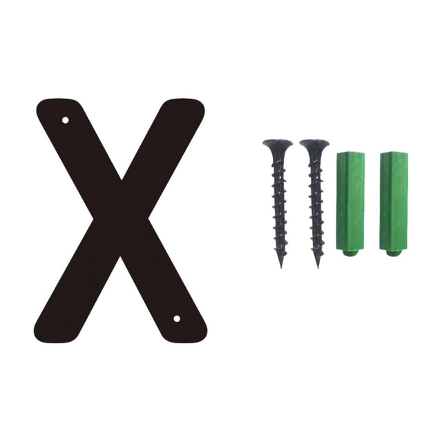 Big Savings! Three-Dimensional Iron Art Number Sign, House Number Metal Letters, Wall-Mounted Home Address Sign with Screws for Outdoor and Indoor Use