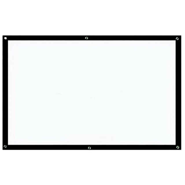 yingyy Projector Screen 16:9 HD Foldable Anti-Crease Portable Projection Movies Screen for Home Theater No.3