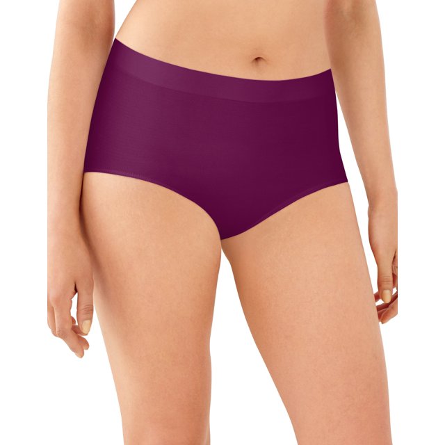 Bali Womens One Smooth U All Around Smoothing Brief, 9, Venetian Purple