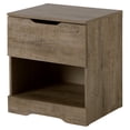 thumbnail image 1 of Table de chevet 1 tiroir pour Adulte, fini Chêne vieilli, collection Holland de Meubles South Shore, 1 of 10