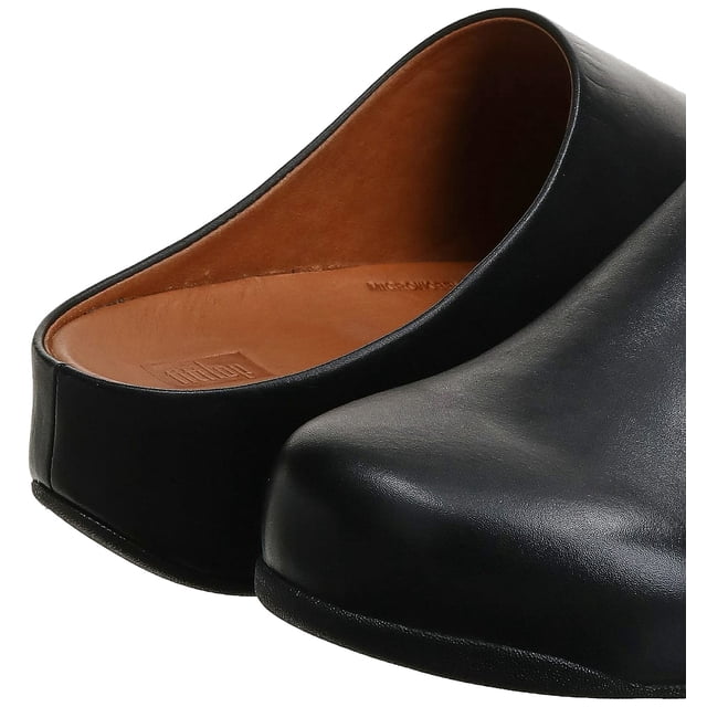 FitFlop Cuir Shuv pour Femmes, Noir, 9 m (B)