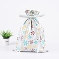 thumbnail image 4 of Meitianfacai 24pc Velvet Christmas Tree Bow Decoration Wreath Bow Decoration, White, 4 of 5