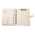 thumbnail image 1 of PU Leather Notebook Binder Loose Leaf Ring Binder Personal Planner Folder, 1 of 7