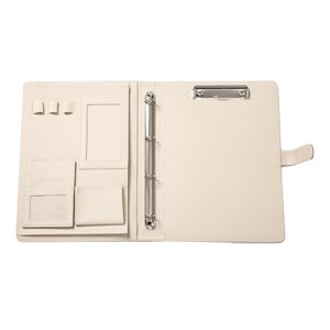 PU Carnet de notes en cuir Binder Loose Leaf Binder Dossier de planificateur personnel
