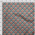 thumbnail image 3 of oneOone Cotton Flex Fabric Argyle Style Ikat Printed Craft Fabric BTY 40 Inch Wide, 3 of 4