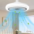 thumbnail image 4 of Study Bedroom Living Room Super Bright Energy-saving Fan Light E27 Universal Head Three Gear Light Three Gear Wind Speed, 4 of 8