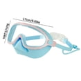 thumbnail image 2 of Uscallm Children'sSwimming Goggles Large Frame Anti-Fog UV Protection Eye Protection Nose Clip forKidsBoysGirlsAges 4-16 Indoor Outdoor Pool Training, 2 of 2