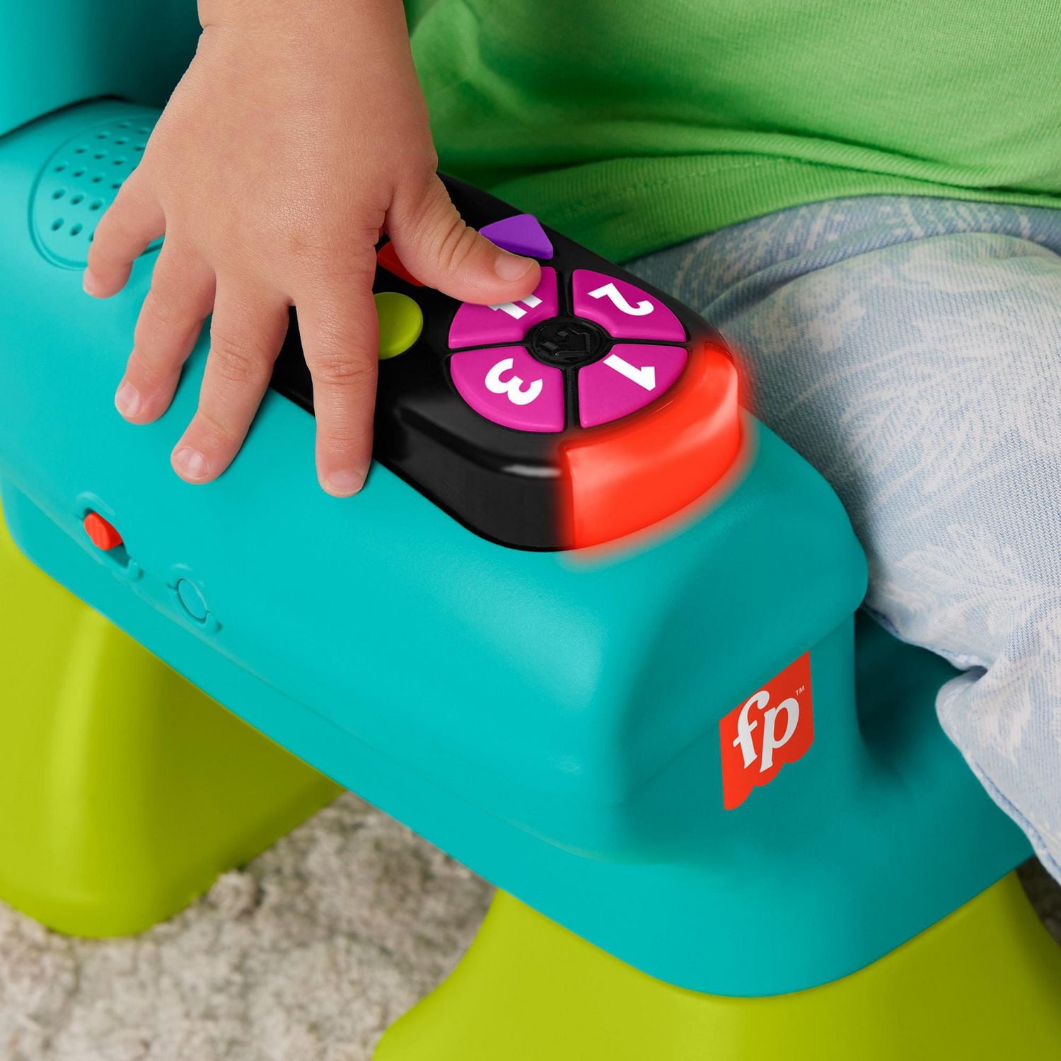 Fisher-Price – Rires et Éveil – Chaise Éveil Progressif, sarcelle