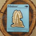 thumbnail image 4 of Printtoo Hallgrmskirkja Terre de Glace Gravée Objets de Collection Souvenir Aimant de Réfrigérateur en Bois, 4 of 4