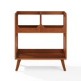 thumbnail image 1 of Crosley Furniture Asheville Support de Rangement pour Disques Vinyles Moyen en Noyer, 1 of 15