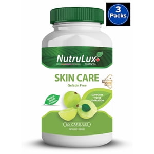 Soins de la peau ( 60 mg de vitamine C ) Capsules sans gélatine halale 3)