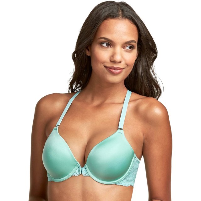 Maidenform Womens Pure Genius T-Back Bra with Lace - Best-Seller, 40D