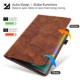 thumbnail image 2 of Tree of Life Embossed Case for ipad Pro 12.9(2024) Stand, Card Slots, Stylus Loop Brown, 2 of 5