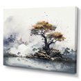 thumbnail image 2 of Designart Trees Oversized Wall art decor, Tree Canvas wall art, Grey Tree Ink euphony , Grey Traditional Canvas wall art, 32x24 inches, 2 of 5
