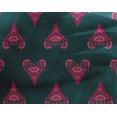 thumbnail image 4 of oneOone Georgette Viscose Fabric Floral Block Printed Craft Fabric BTY 42 Inch Wide, 4 of 4
