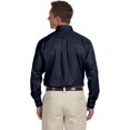 thumbnail image 3 of Harriton Chemise en Sergé à Manches Longues pour Hommes Grands Easy BlendTM avec Libération de Taches, 3 of 3