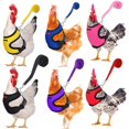 thumbnail image 3 of Adjustable Chicken Harness With Leash Breathable Hen Pet Vest With 3.6 Feet Matching Belt Outdoor Training Traction Rope For Pets Hen Duck Goose, 3 of 8