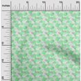 thumbnail image 2 of oneOone Cotton Poplin Twill Light Green Fabric Abstract Sewing Craft Projects Fabric Prints By Yard 56 Inch Wide, 2 of 4