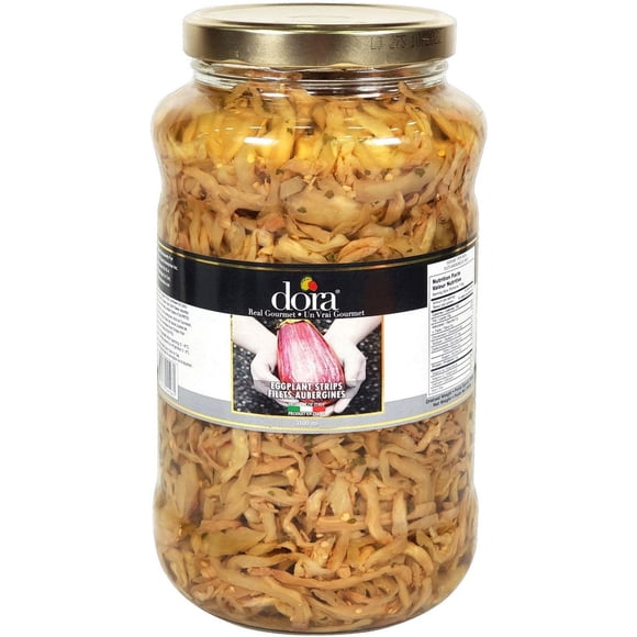Dora - Eggplant Strips - 3100ml - 1ct - Savory Mediterranean Flavor & Bulk Kitchen Efficiency (1ct)