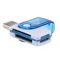 thumbnail image 2 of EGNMCR Lecteur de Cartes Mémoire Multi USB 2 pour Micro SD/TF M2 SDHC Carte MS, 2 of 4