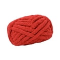 thumbnail image 3 of Tnarru Chunky Wool Yarn Jumbo Yarn Washable Hand Knitting DIY Weight Yarn Bulky Yarn for Tapestry Bed Fence Throw Rug Making Red, 3 of 8