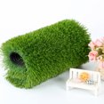 thumbnail image 1 of INTBUYING Artificial Grass Lawn Mat Synthetic Turf Landscape Fake Lawn Pet Dog Area Encrypted Green Garden Yard Indoor Outdoor 32.8x6.56ft Carpet, 1 of 6