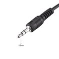 thumbnail image 4 of Unique Bargains IR Infrared Receiver Extender Cable 3.5mm Jack 9.8FT Long 26ft Receiving Distance Black Flat Head, 4 of 4