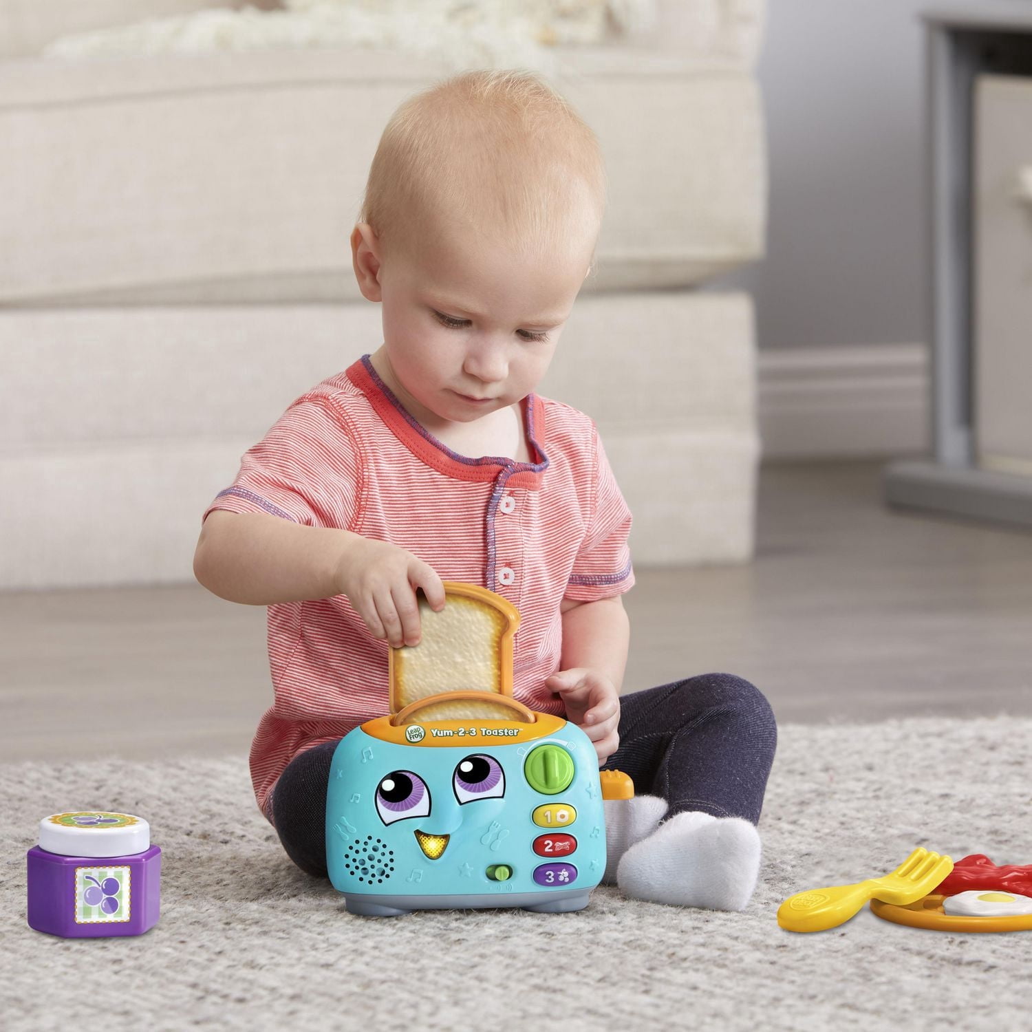 LeapFrog Yum-2-3 Toaster™ - Le jouet d'apprentissage ludique et imaginatif - Version anglaise