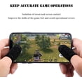 thumbnail image 2 of Pubg Mobile Game Finger Sleeve [Pack Of 6], Touch Screen Finger Sleeve Breathable Anti-Sweat-Sensitive Target And Target Buttons For Rules Of Survival / Knives Out - Black, 2 of 6