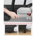 thumbnail image 2 of Walking Pad with Incline, 2.5HP Under Desk Treadmill for Home & Office, 2-in-1 Compact Walking & Jogging Machine with Remote Control & LED Display, 2 of 6